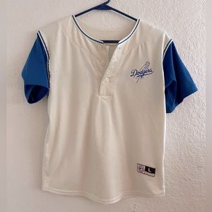 Vintage Dodgers Youth Jersey size large.